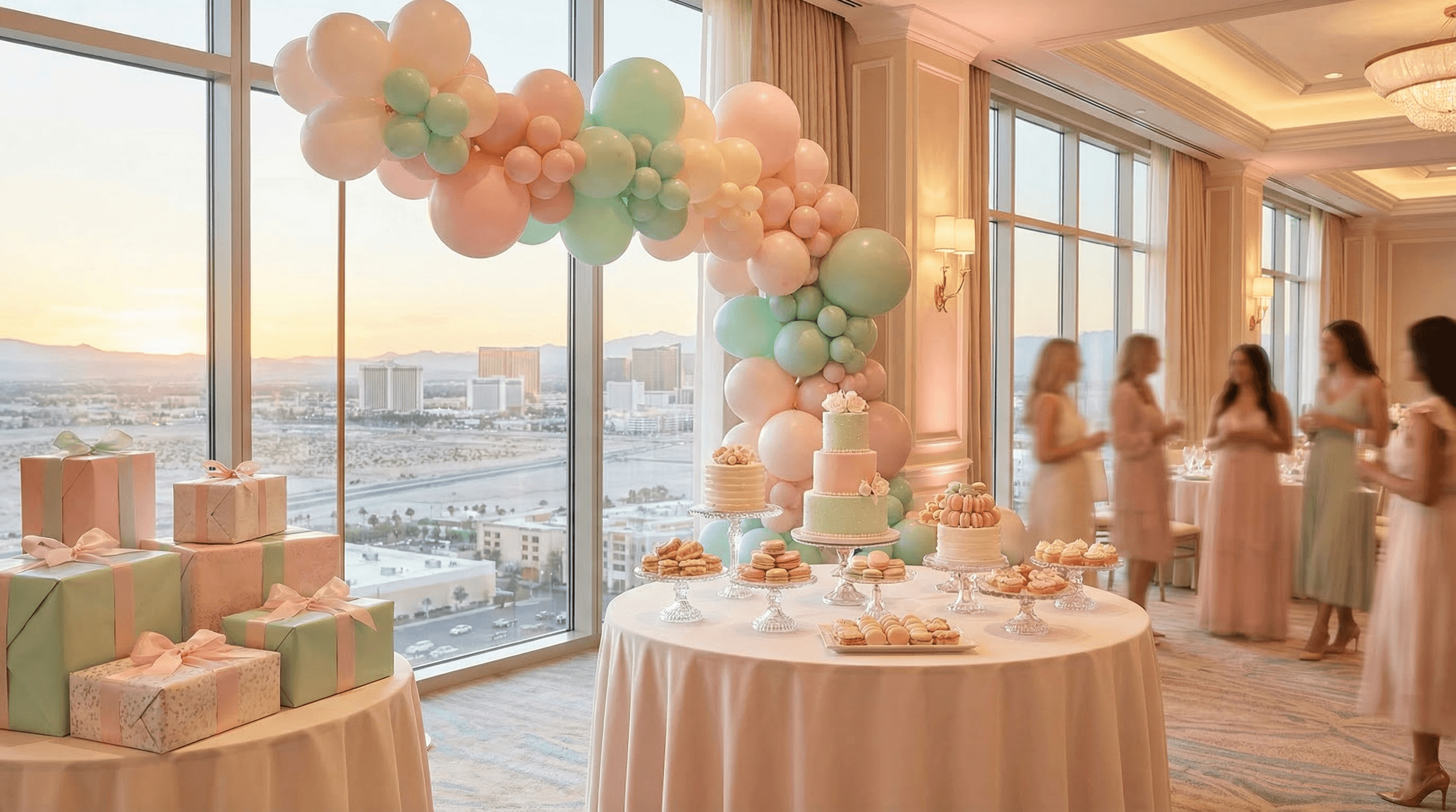 Elegant baby shower celebration in Las Vegas
