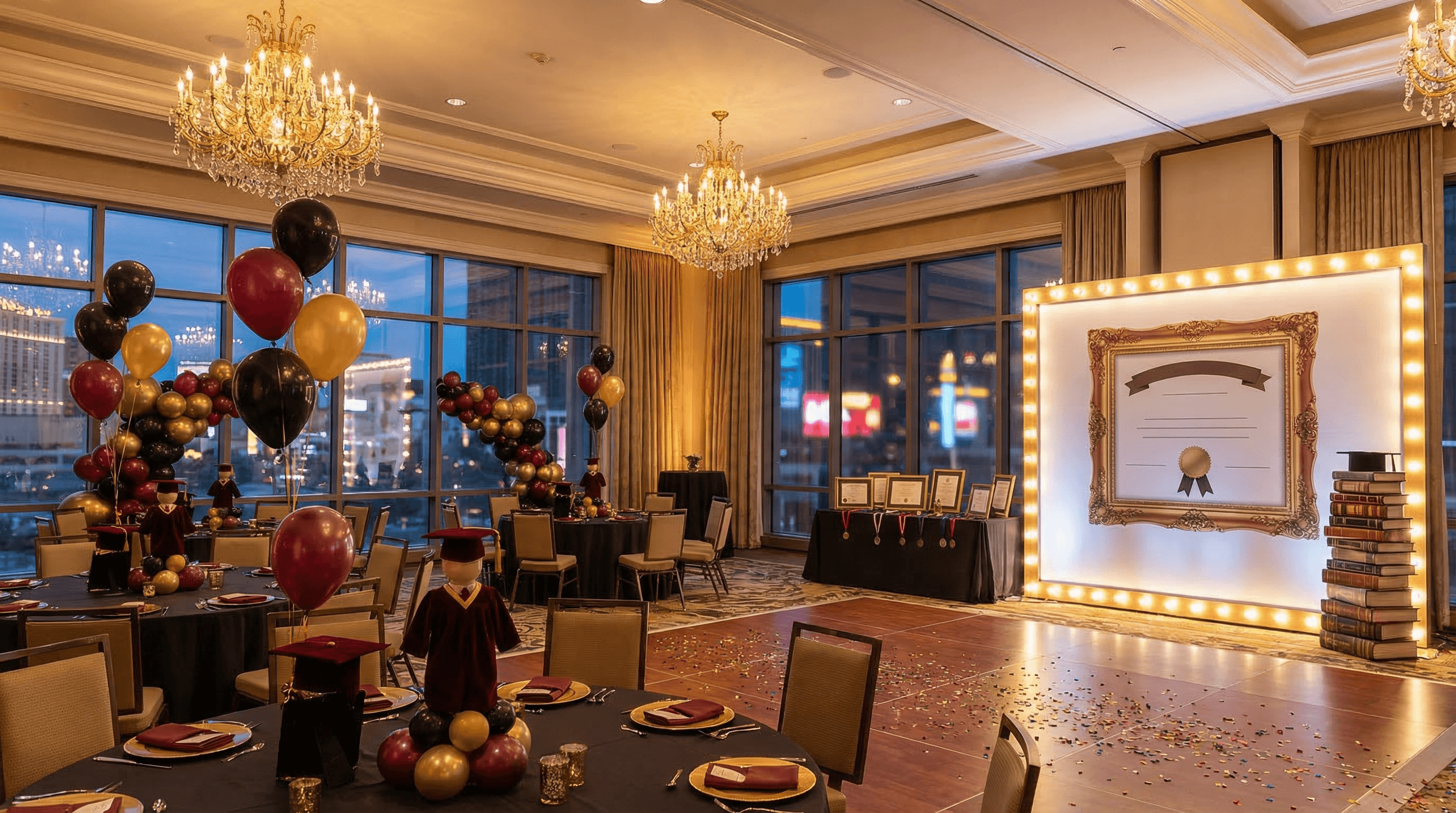 Graduation celebration party in Las Vegas